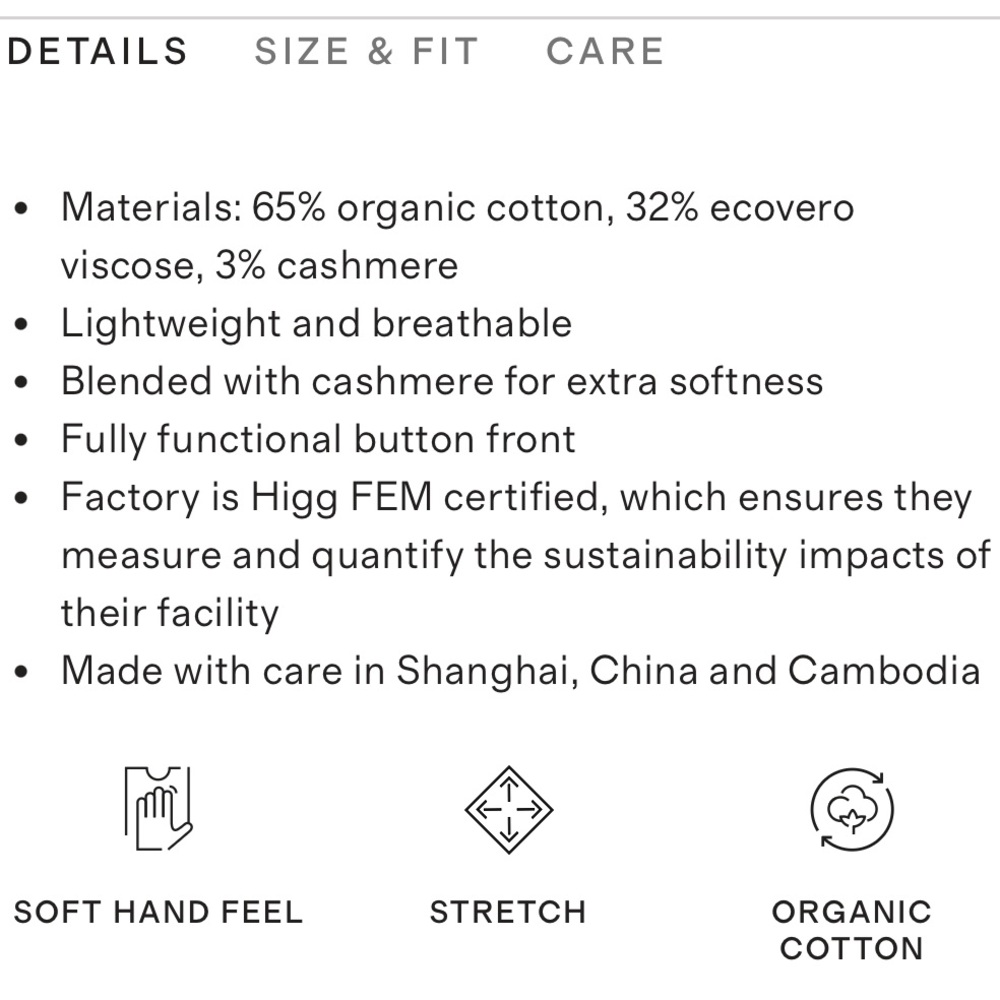 Quince lightweight cotton cashmere cardigan - Picture 9 of 10